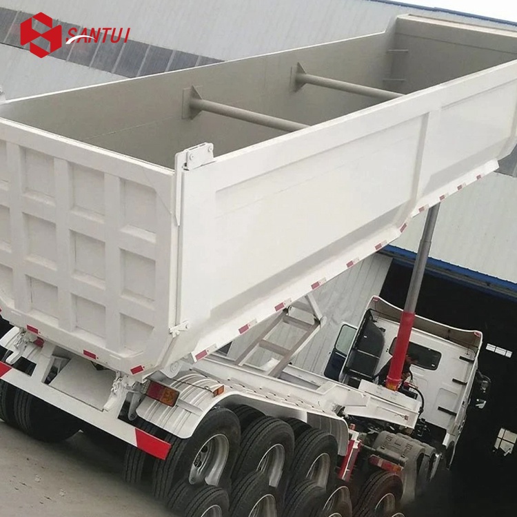 2 Axle / 3 Axle / 4 Axle Side Dump Steel Semi Trailer