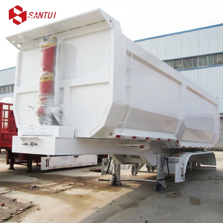 2 Axle / 3 Axle / 4 Axle Side Dump Steel Semi Trailer