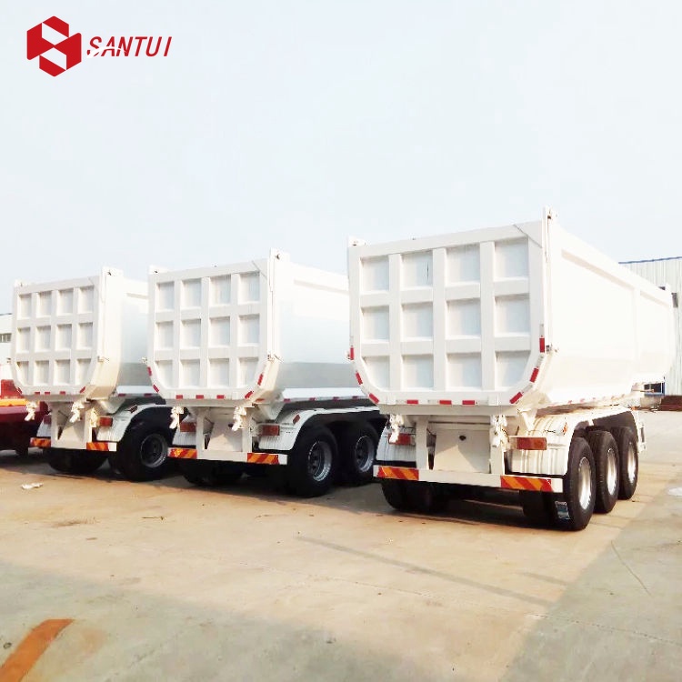 2 Axle / 3 Axle / 4 Axle Side Dump Steel Semi Trailer