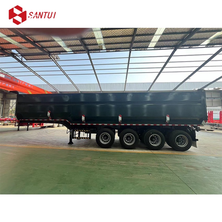 Heavy Duty Rear Dump Semi Trailer Back Dump Tipper Truck with Big Volume / New / Refurbished  Dump Semi-Trailer