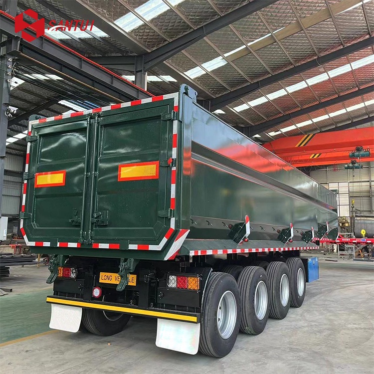 Heavy Duty Rear Dump Semi Trailer Back Dump Tipper Truck with Big Volume / New / Refurbished  Dump Semi-Trailer