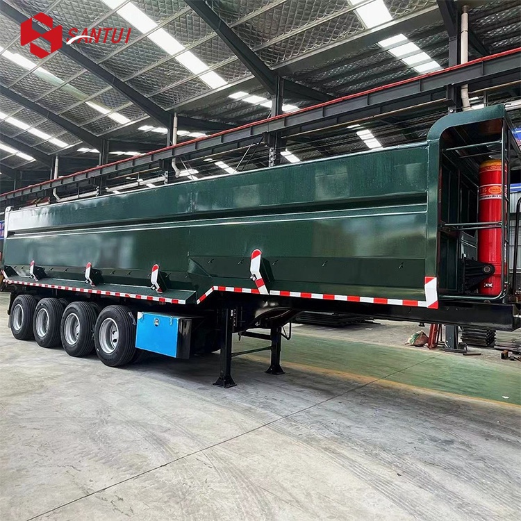 Heavy Duty Rear Dump Semi Trailer Back Dump Tipper Truck with Big Volume / New / Refurbished  Dump Semi-Trailer