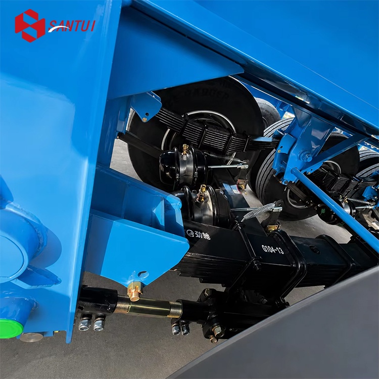 Blue 4 Axle Vertical Fence Plate Semi Trailer Stake Fence Semi-Trailer / New / Refurbished Fence Semi-Trailer