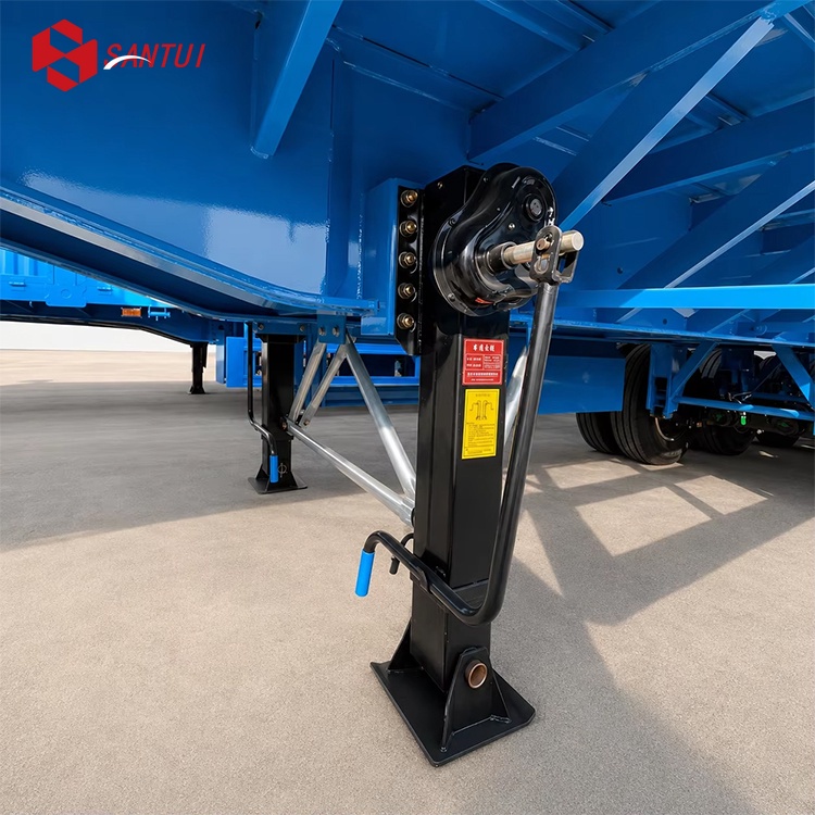 Blue 4 Axle Vertical Fence Plate Semi Trailer Stake Fence Semi-Trailer / New / Refurbished Fence Semi-Trailer