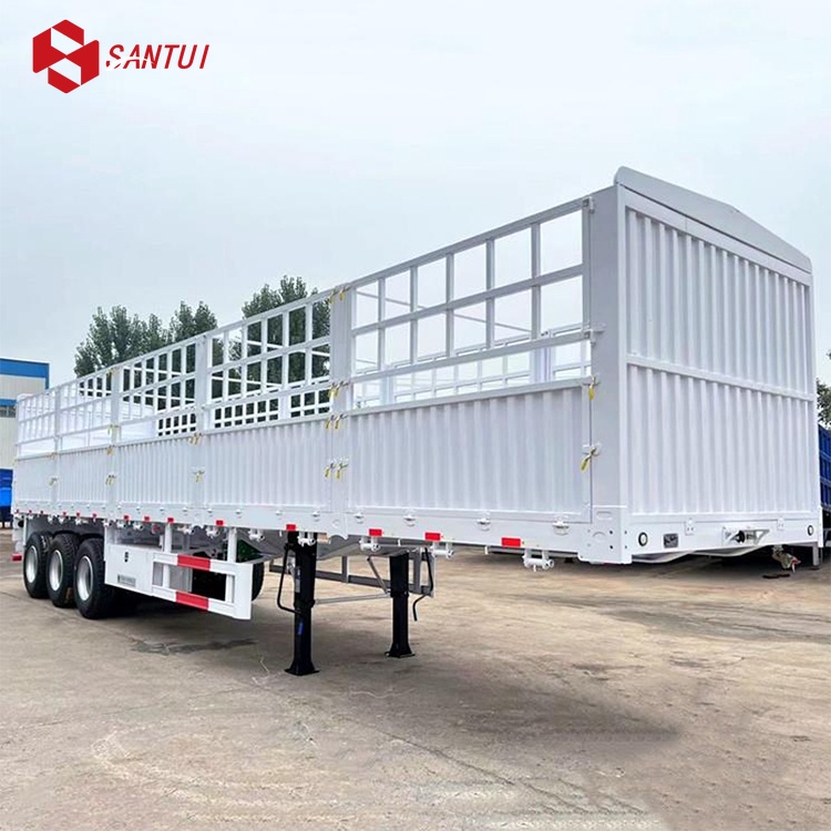 New / Refurbished Fence semi trailer / 3 Axles Fence Semi Trailer
