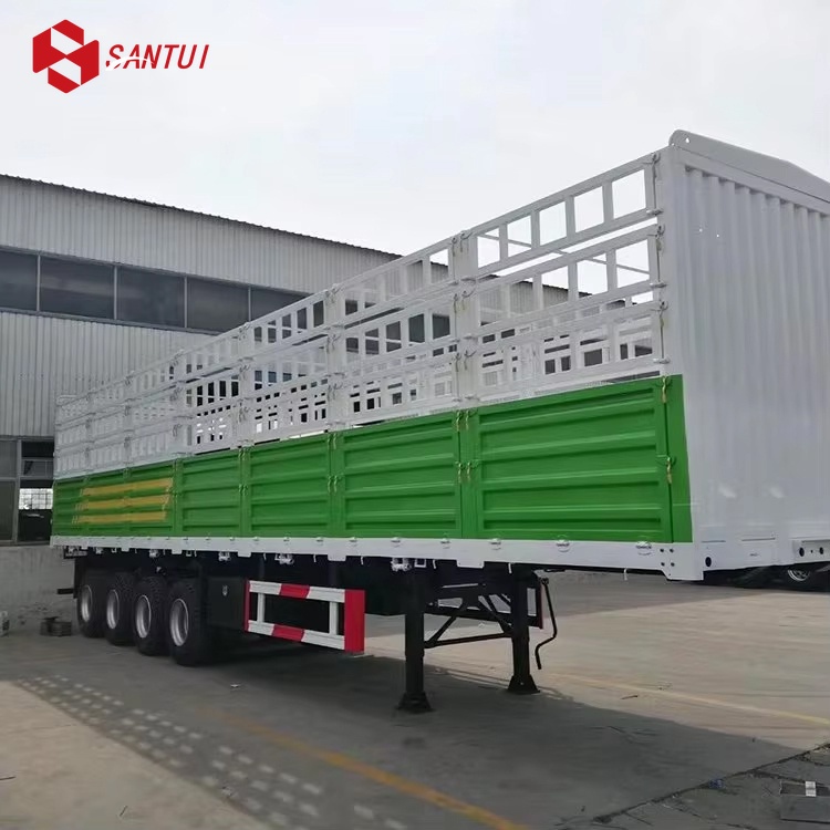 3 Axles Fence Semi Trailer