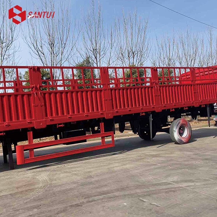 Drop Side Board Sidewall Semi Trailer / Heavy Duty Cargo Semi Trailer / Fence Semi-Trailer