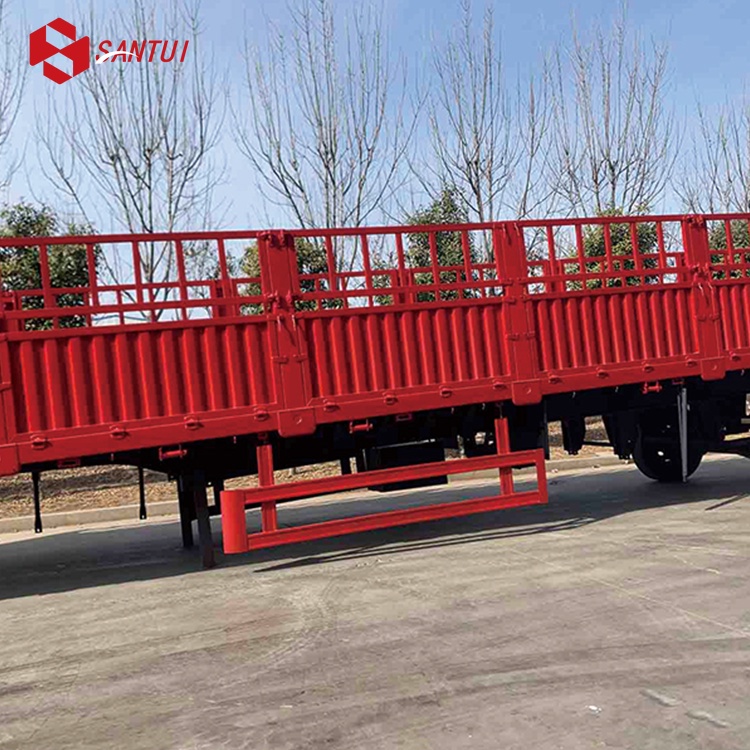 Drop Side Board Sidewall Semi Trailer / Heavy Duty Cargo Semi Trailer / Fence Semi-Trailer
