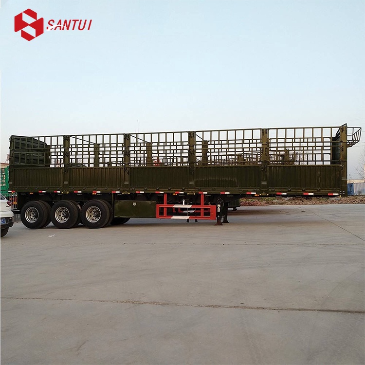 Fence Cargo Semi-Trailer Truck Trailers / New / Refurbished Fence Semi-Trailer