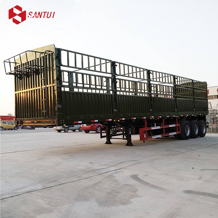 Fence Cargo Semi-Trailer Truck Trailers / New / Refurbished Fence Semi-Trailer