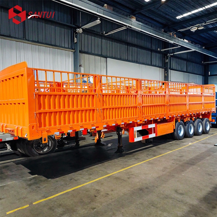 Fence Cargo Semi-Trailer Truck Trailers / New / Refurbished Fence Semi-Trailer