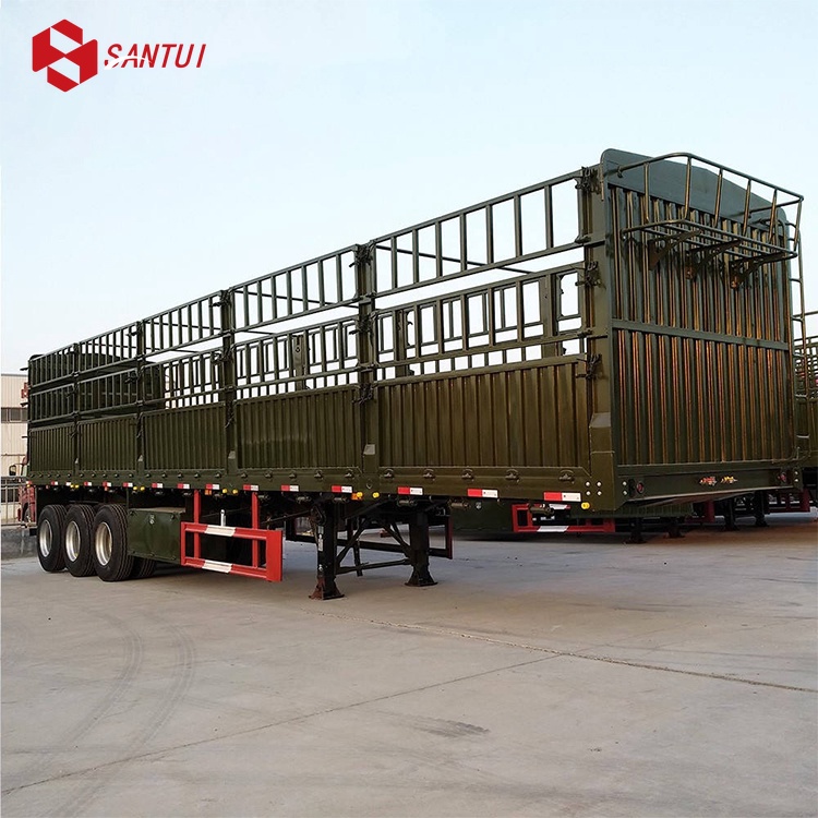 Fence Cargo Semi-Trailer Truck Trailers / New / Refurbished Fence Semi-Trailer