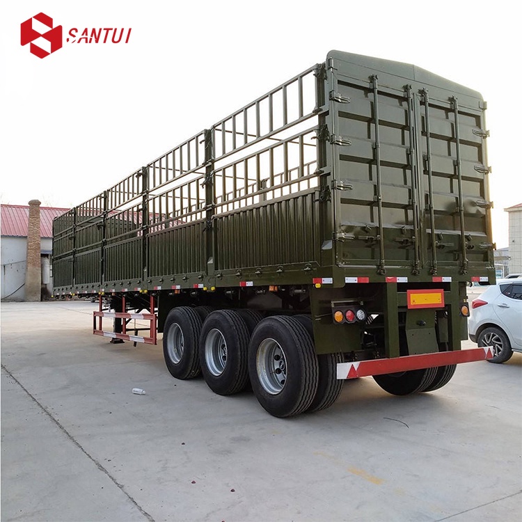 Fence Cargo Semi-Trailer Truck Trailers / New / Refurbished Fence Semi-Trailer