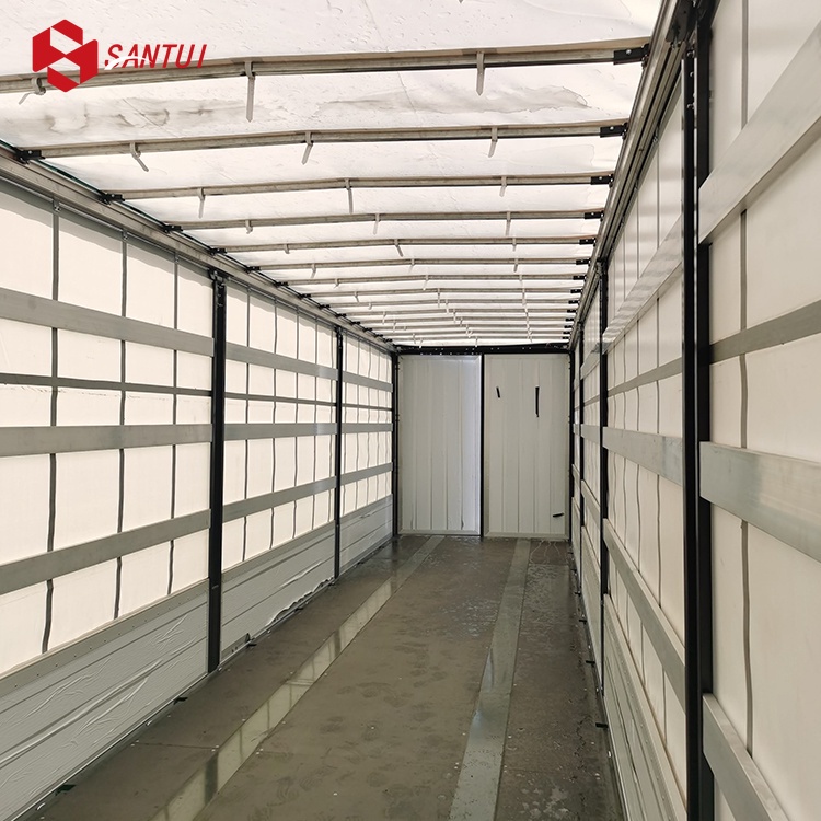 Factory Direct Sale 3 Axles 13m Steel Semi-Trailer Dry Van Enclosed Cargo Trailer Truck Trailers