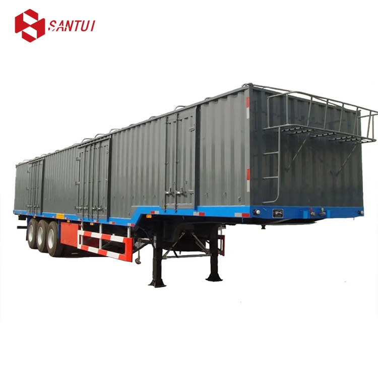New / Refurbished China Factory Box Semi Trailer / Van Type Semi Trailer