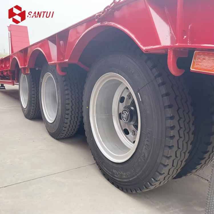 New / Refurbished 3/4 Axle Steel Flatbed Lowboy Semi-Trailer