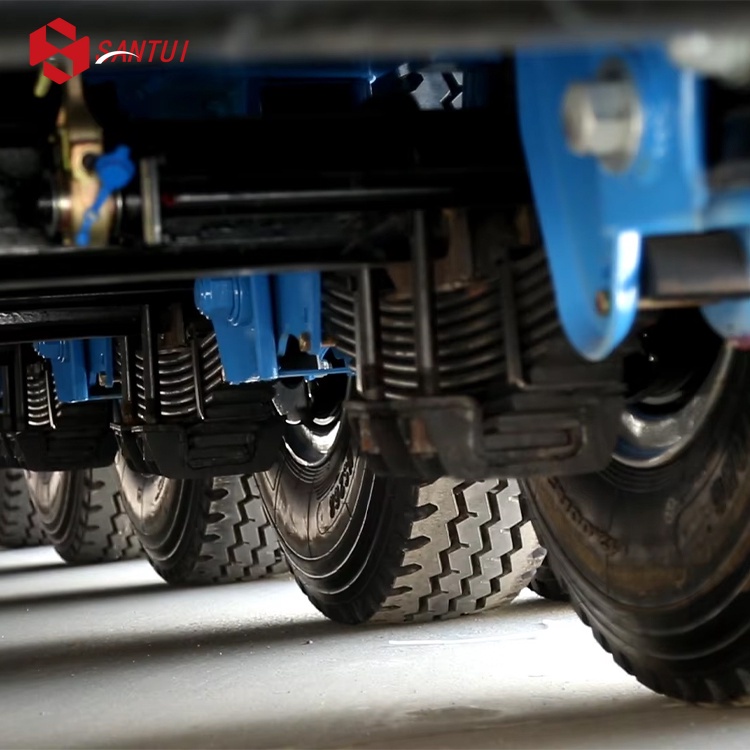Steel Heavy Duty 3/4 Axles 50 Tons Lowboy Semi Trailer / New / Refurbished Lowboy Semi Trailer
