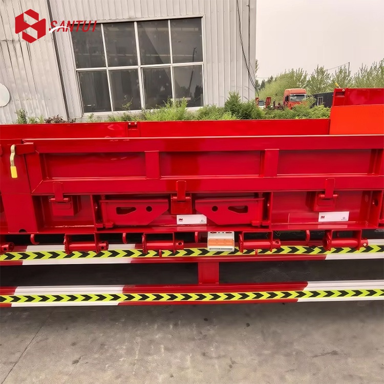 Heavy Duty Gooseneck Lowboy Trailer Truck 3/4/5 Axle 50 60 80 Ton Capacity Steel Lowboy Semi Trailer