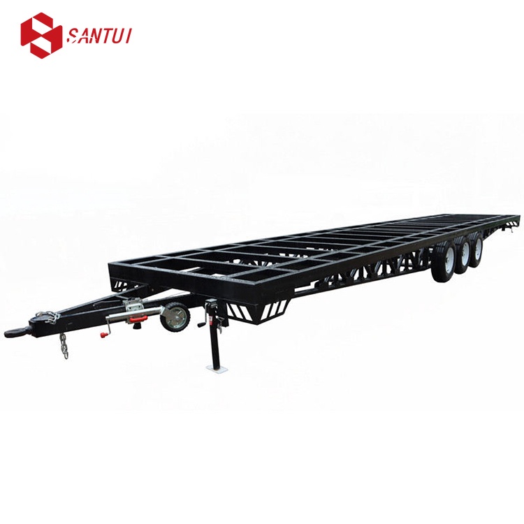 3 Axle 20ft Skeleton Container Semi-trailer / New / Refurbished Container Chassis Semi-Trailer
