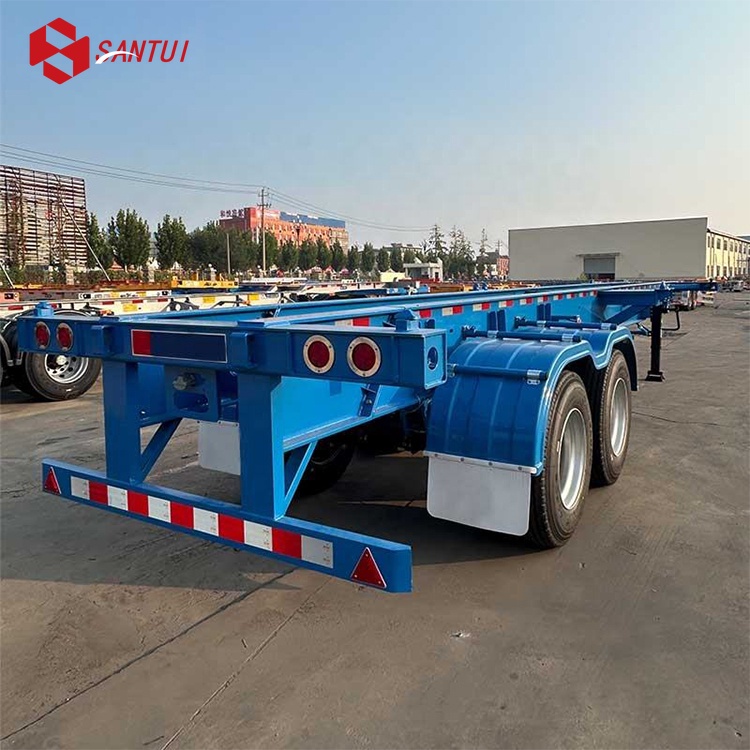 New / Refurbished Multiple Axles 20ft 40ft Container Chassis Semi Trailer
