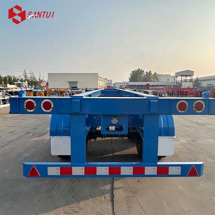 New / Refurbished Multiple Axles 20ft 40ft Container Chassis Semi Trailer