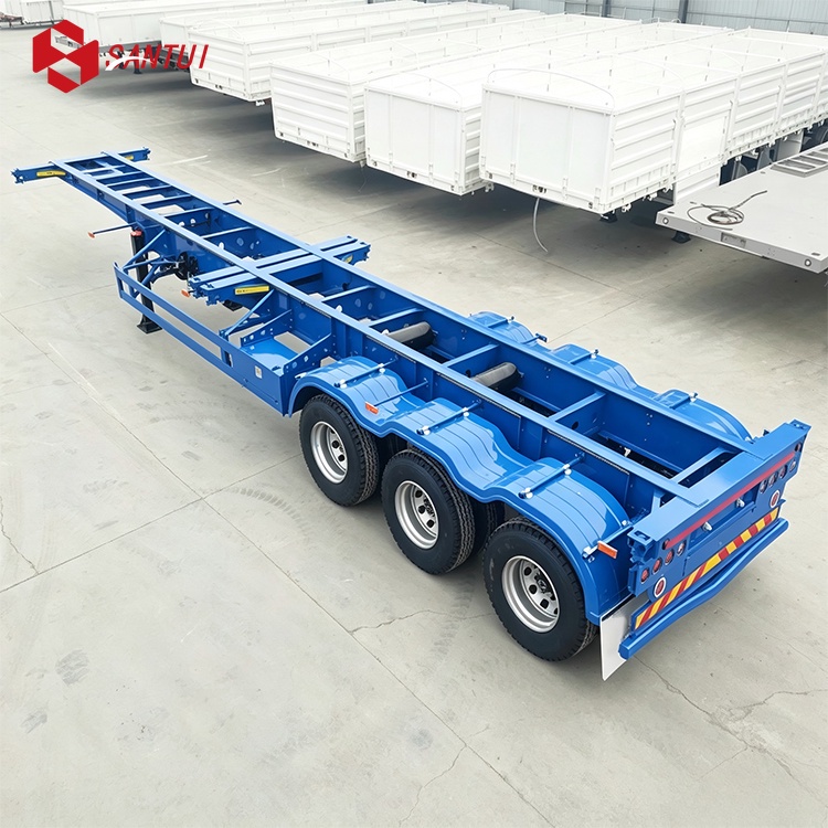 New / Refurbished Multiple Axles 20ft 40ft Container Chassis Semi Trailer
