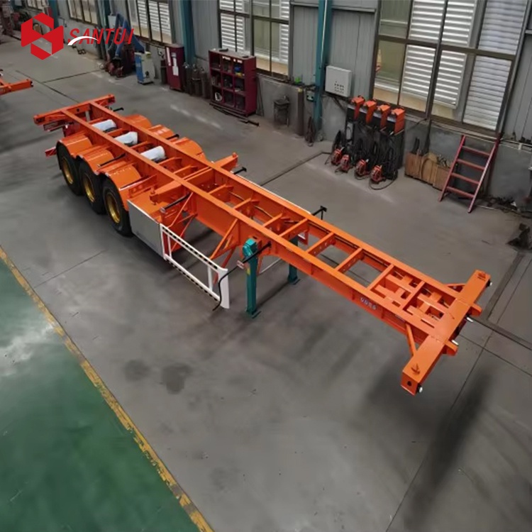 New / Refurbished Multiple Axles 20ft 40ft Container Chassis Semi Trailer