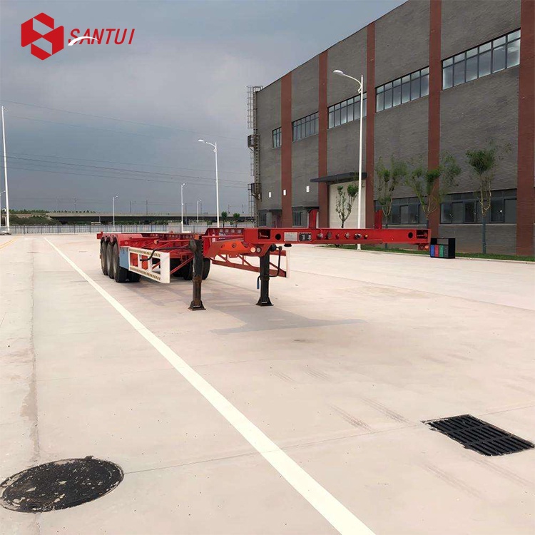 2/3 axles Container Trailer Skeleton Semi Trailer Truck
