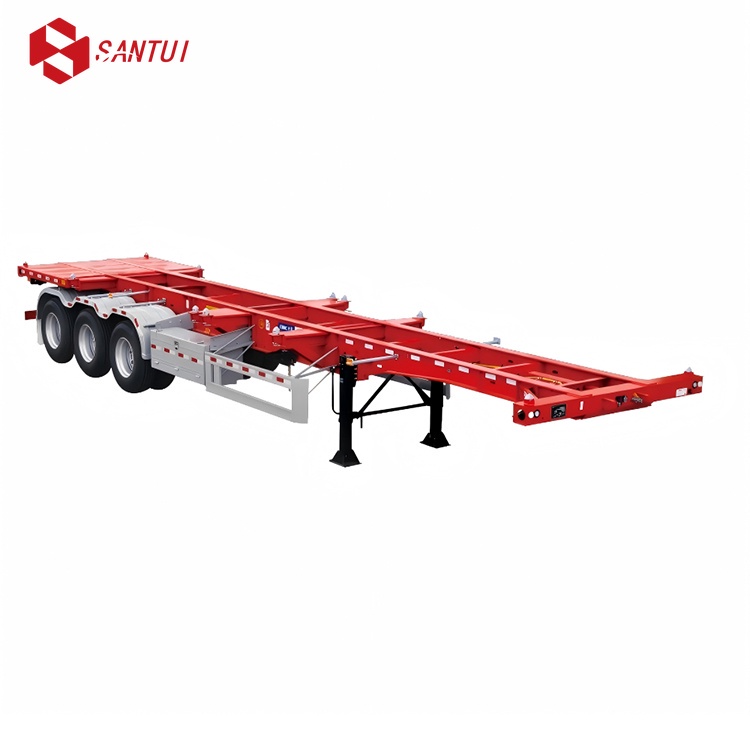2/3 axles Container Trailer Skeleton Semi Trailer Truck