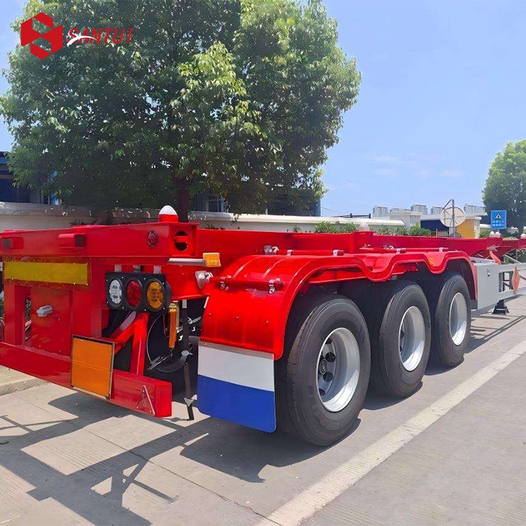 2/3 axles Container Trailer Skeleton Semi Trailer Truck