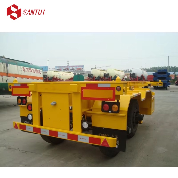 20ft/40ft/ft container skeleton trailer / New / Refurbished Container Chassis Semi-Trailer