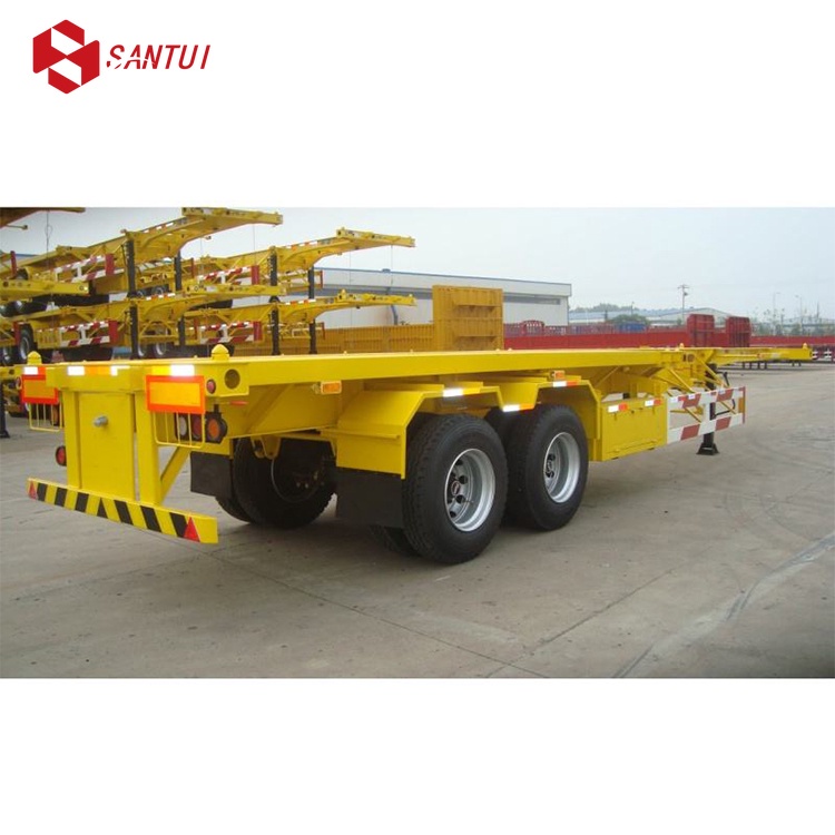 20ft/40ft/ft container skeleton trailer / New / Refurbished Container Chassis Semi-Trailer