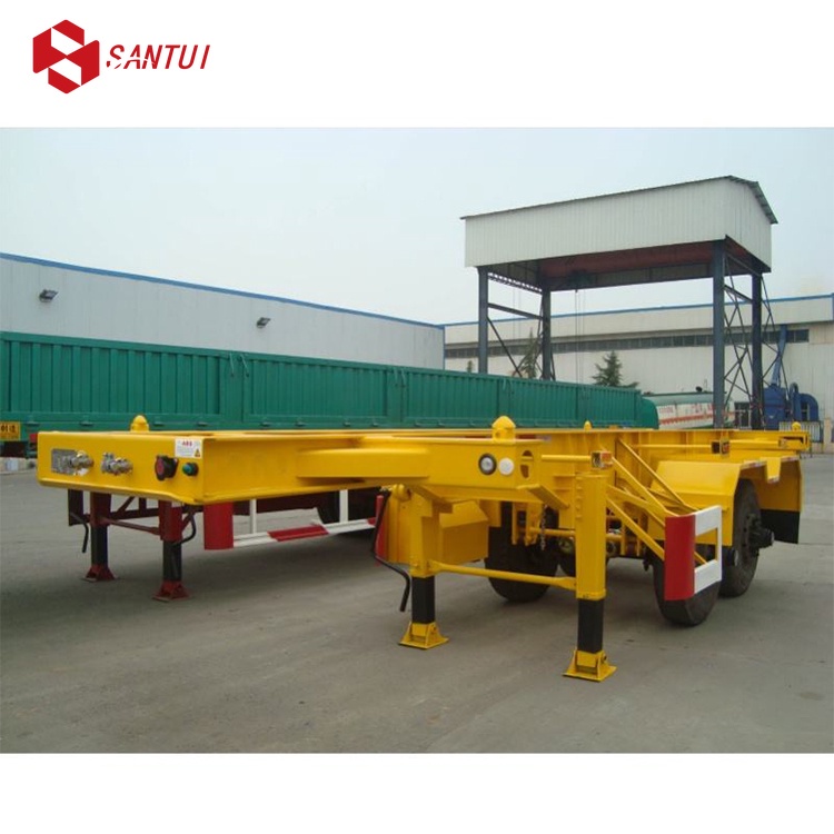 20ft/40ft/ft container skeleton trailer / New / Refurbished Container Chassis Semi-Trailer