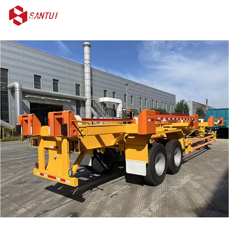 20ft/40ft/ft container skeleton trailer / New / Refurbished Container Chassis Semi-Trailer