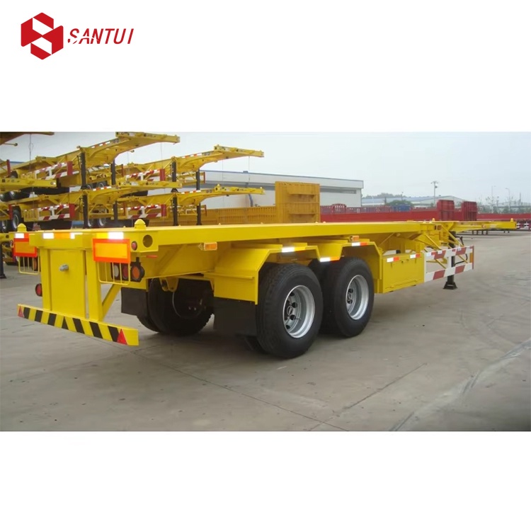 20ft/40ft/ft container skeleton trailer / New / Refurbished Container Chassis Semi-Trailer