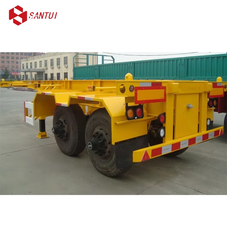 20ft/40ft/ft container skeleton trailer / New / Refurbished Container Chassis Semi-Trailer