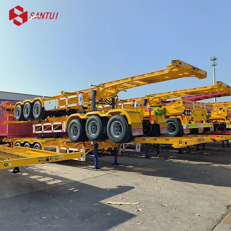 20FT/ 40FT Container chassis Semi Trailer