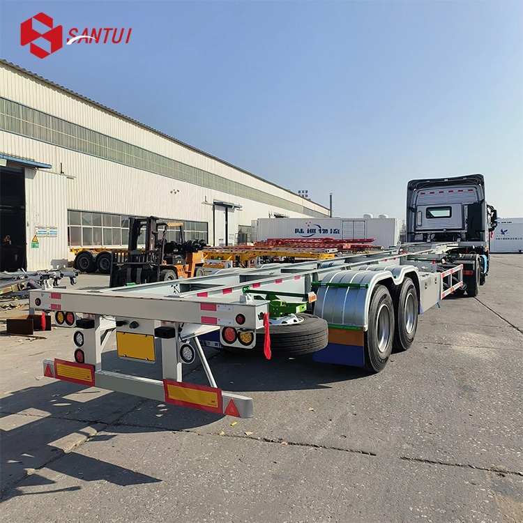 20FT/ 40FT Container chassis Semi Trailer