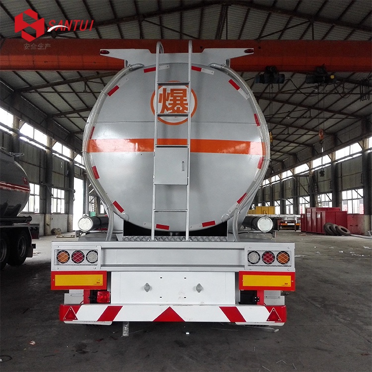 45000L Steel Transport Tank Semi Trailer 45 M3 Tanker Trailer Chemical Liquid Transport Tanker Trailer