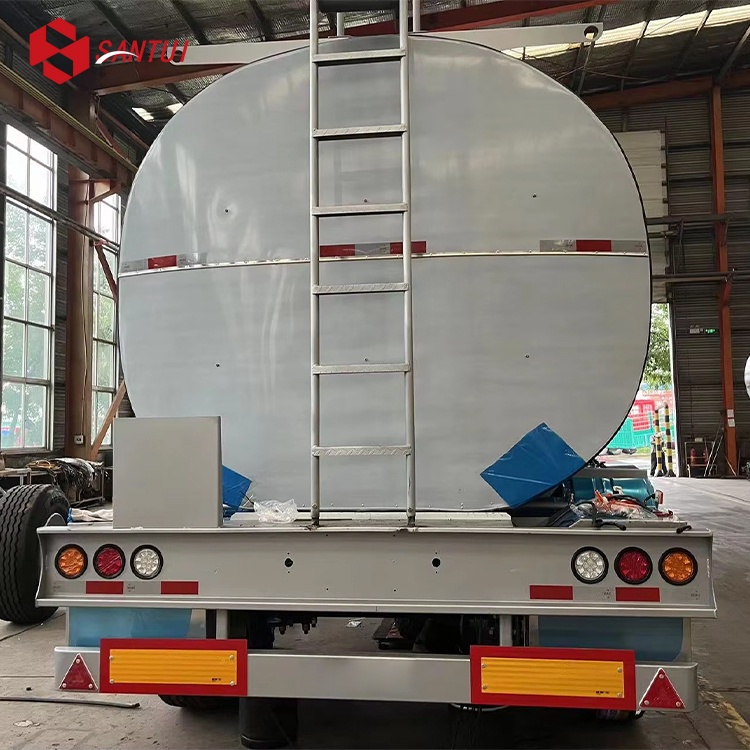 New / Refurbished 3- Axles Tank Truck 45000 Liters Steel Tanker Trailer