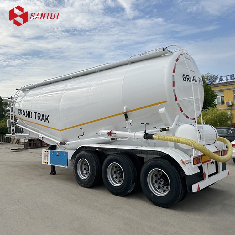 Large Capacity Fuel Tanker Semi Trailer / 3 Axle Oil tank Semi Trailer