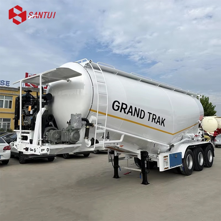 Large Capacity Fuel Tanker Semi Trailer / 3 Axle Oil tank Semi Trailer