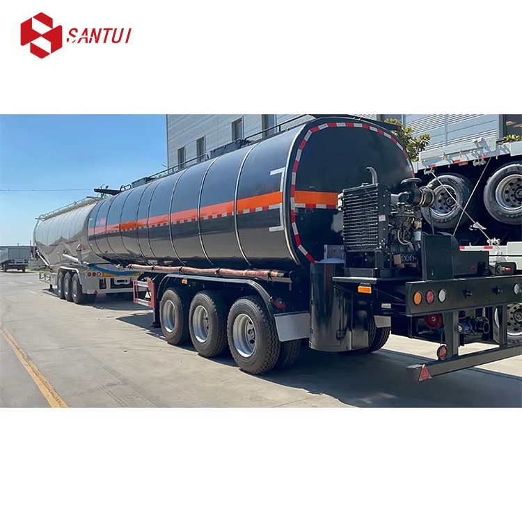 Customized Aluminum Alloy Fuel Tanker Semi Trailer / 2/3/4 Axles Tanker Semi Trailer