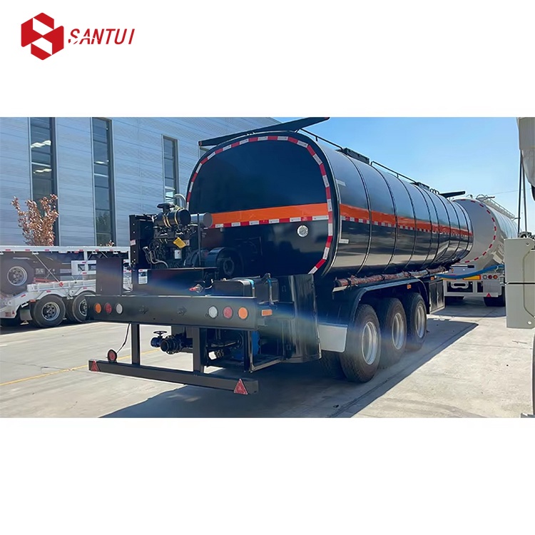 Customized Aluminum Alloy Fuel Tanker Semi Trailer / 2/3/4 Axles Tanker Semi Trailer