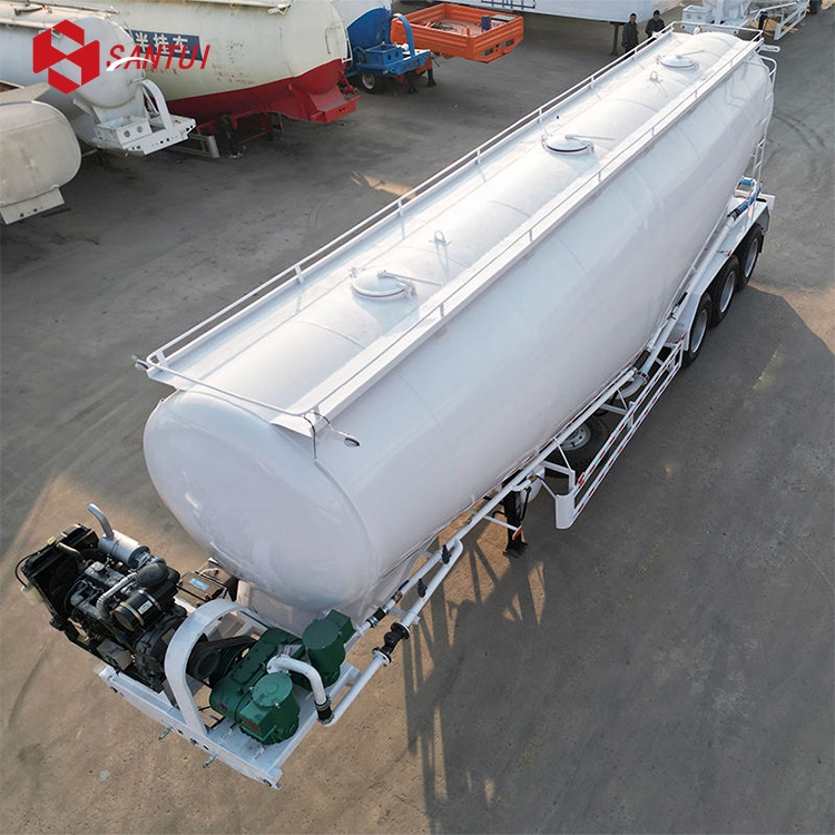 3‑AXLE 58m³ Powder Tanker Semi-Trailer /  New / Refurbished Tank Semi-Trailer