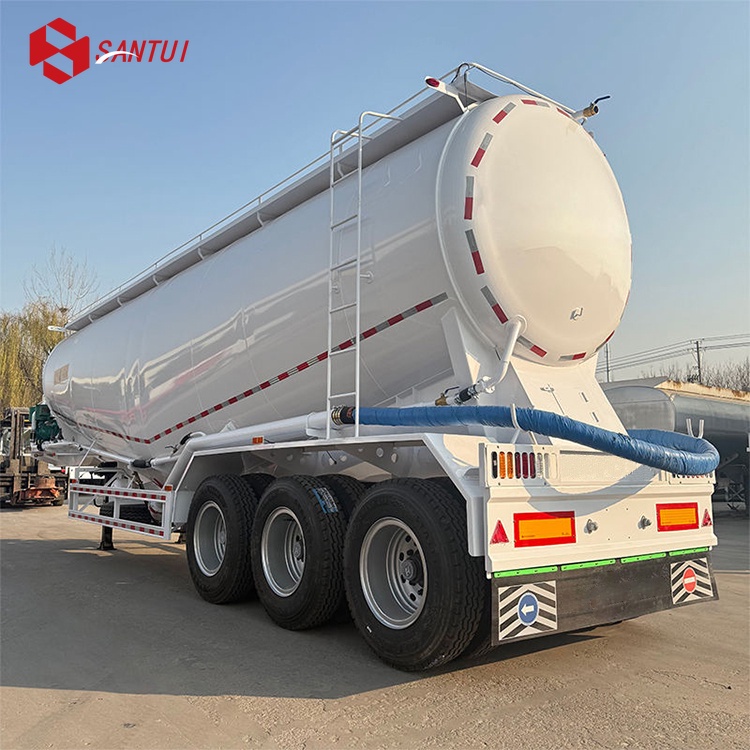 3‑AXLE 58m³ Powder Tanker Semi-Trailer /  New / Refurbished Tank Semi-Trailer