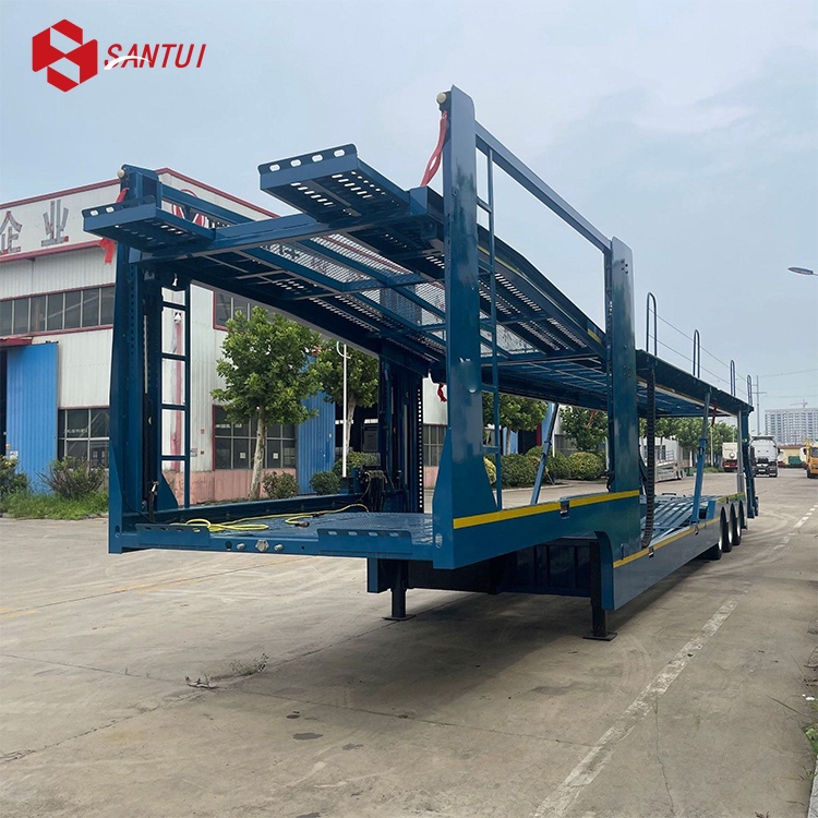 10 Car Hauler Carrier Semi Trailer/ 8 Cars Heavy Duty Transport Car Semi Trailer