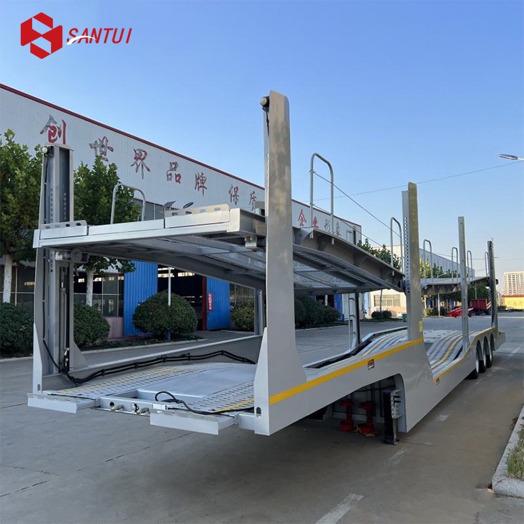 Factory Direct  3 Axles Car Carrier Semi-Trailer /Load 8 Cars