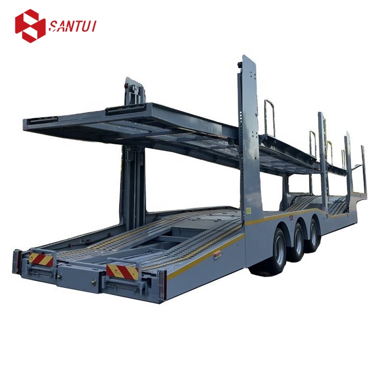 Factory Direct  3 Axles Car Carrier Semi-Trailer /Load 8 Cars