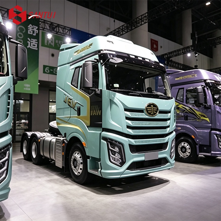 New FAW Jiefang J6V Heavy Tractor Truck 6X4 Drive with Xichai Engine & Automatic Transmission
